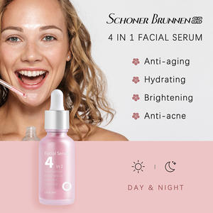 Marque privée Faible quantité minimale de commande Soins de la peau 4 en <span class=keywords><strong>1</strong></span> Sérum Vitamine C HA Nicotinamide Sérum hydratant pour le visage - Product Image 3