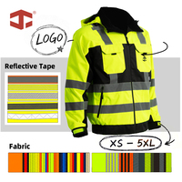 Veste de travail antistatique JIADE pour hommes, veste résistante aux flammes, imperméable, avec bande réfléchissante, pour la pétrochimie, la fabrication industrielle
