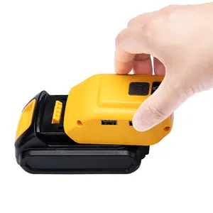 Sıcak satış! Pil adaptörü dönüştürücü DCB090 A901 ile uyumlu Dewalt 18V 20V lityum İyon slayt tipi piller