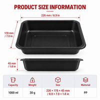 Fabrieksgemaakte, wegwerp PP plastic blisterverpakkingen voor diepvriesproducten, vers vlees, MAP-skin vacuümverpakkingen voor steak, rundvlees, brood, fruit, maïs