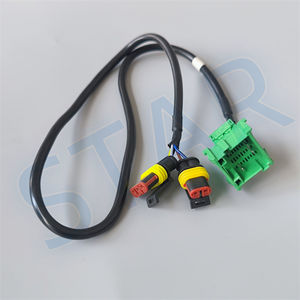 ชุดสายไฟ12ขาสำหรับเครื่องเล่น CD ในรถยนต์พร้อมซ็อกเก็ต1-967627-1 <span class=keywords><strong>2</strong></span> & 3ขาแอมป์ซูเปอร์ซีลขั้วต่อพีวีซี - Product Image 3