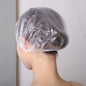 <span class=keywords><strong>Bonnet</strong></span> <span class=keywords><strong>de</strong></span> <span class=keywords><strong>bain</strong></span> transparent élastique épaississant imperméable à l'eau surdimensionné personnalisé <span class=keywords><strong>Bonnet</strong></span> <span class=keywords><strong>de</strong></span> douche en plastique PE jetable <span class=keywords><strong>de</strong></span> voyage pour salon d'hôtel - Product Image 3