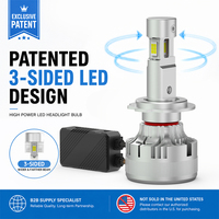 Bombilla LED para Faros Delanteros P19W H7 H18, 160W, 50000LM, 6500K, IP65, Impermeable, Universal, Kit de Conversión de Faros Delanteros LED para Automóviles
