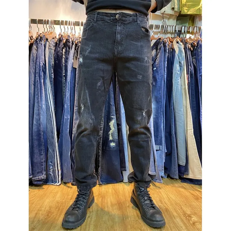 Gemischte Designs Lager Lose gebrauchte Jeans Großhandels preis Herren Denim gebrauchte Hosen Jeans Lager Großhandel