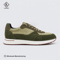 Fabricant de baskets LANCI, baskets de luxe de créateurs, baskets personnalisées pour hommes, chaussures de sport respirantes en mesh pour hommes