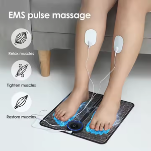Masajeador de pies eléctrico de brazo plegable EMS profesional más vendido, cómodo diseño vibratorio, ventas directas de uso doméstico - Product Image 2