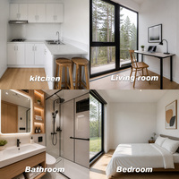 Casa Contenedor de Dos Pisos de 20 Pies, Casa Cápsula de Diseño Contemporáneo, Ecológica, Portátil, Resistente y Personalizable