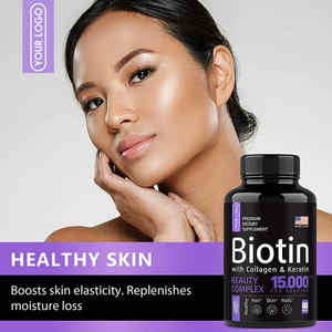 OEM Label Kustom Kulit Rambut dan Kuku Vitamin dan Suplemen <span class=keywords><strong>Biotin</strong></span> Kapsul - Product Image 5