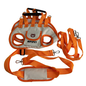 Hippet Dog <b>Backpack</b> Breathable Travel Shoulder Bag For Pets Multi Functional Pet Carrier With Leash And Pocket - Product Image 3