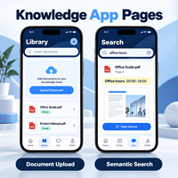 Pengembangan Aplikasi Basis Pengetahuan AI Kustom untuk IOS Android Dengan Unggah Dokumen Pencarian Semantik LionCreate