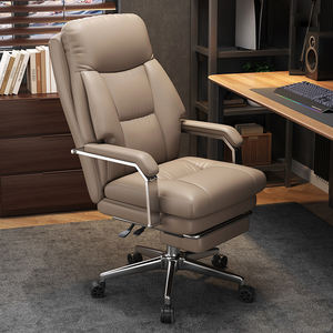 <span class=keywords><strong>Chaise</strong></span> de <span class=keywords><strong>bureau</strong></span> ergonomique inclinable à dossier haut luxueuse, moderne, réglable, douce et durable Ustovian - Product Image 1
