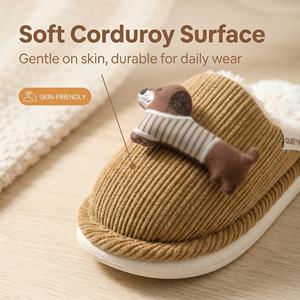 Al por mayor Yearning Unisex Invierno Pantuflas Cerradas Impermeables Transpirables Ligeras de Felpa de Cintura Gruesa para Masaje de Pies - Product Image 6