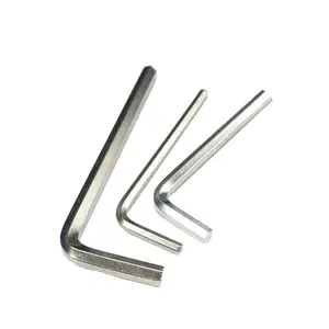 Nichel placcato in acciaio al carbonio 0.9mm 1.5mm 2mm 2.5mm 3mm 4mm 5mm 6mm 8mm a forma di esagono esagonale chiave a brugola chiave