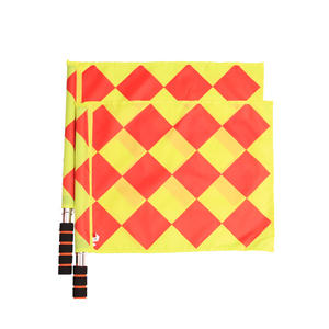 Спортивный официальный клетчатый флаг футбольного судьи - Product Image 1