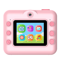 Cámara de Fotos para Niños, 48MP HD, Doble Lente, Impresión Instantánea, Impresión Térmica, Vlogging para Niños y Niñas, Regalo Navideño, Venta al por Mayor