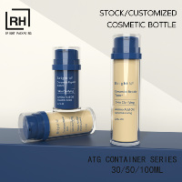 Flacon cosmétique sans air en plastique AS+PP de 30 ml, 50 ml, 100 ml avec pompe pour emballage de lotion – Trouvez des modèles similaires