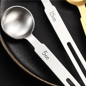 Cuillère doseuse en acier inoxydable 304, manche long creux, pour lait en poudre/café/thé, usage domestique - Product Image 4