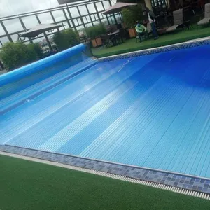 Inflatable, Leakproof reel pool cover for All Ages 