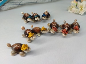 Verkauf von Strandtouristenattraktionen Kleine Muschelkunsthandwerke Souvenir <span class=keywords><strong>Caput</strong></span>-Schildkröte Muschel - Product Image 4