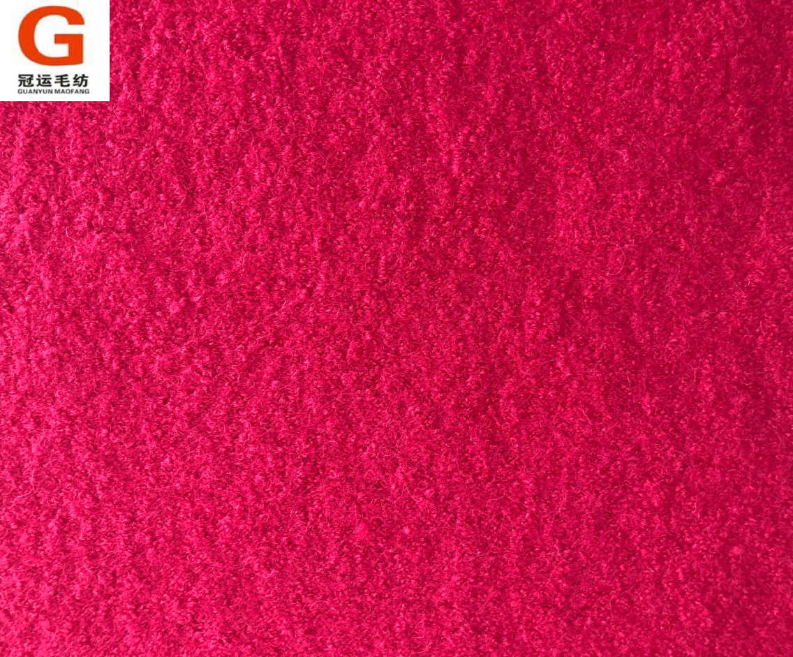 High quality warm touch boiled wool baby clothing wool fabrics