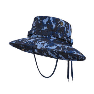 Chapeau Bob en Coton Premium Camouflage avec Protection Solaire UPF, Respirant, Sangle Mentonnière Ajustable pour Activités de Plein Air, Prêt pour Logo Personnalisé - Product Image 5