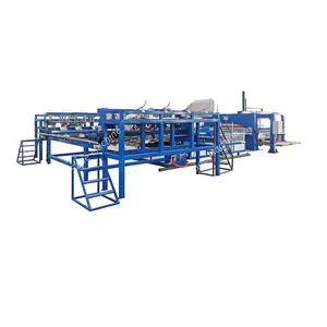 SADE PLC Automatic Pneumatic 3D wire panel fence Machine pre-cutting wire Feeding with gripper position servo system