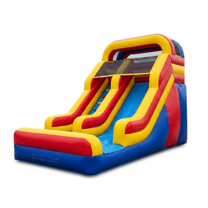 Château Gonflable Thème Jungle avec Toboggan pour Enfants, Aire de Jeu Extérieure Commerciale, <span class=keywords><strong>Location</strong></span> pour Fêtes et Événements - Product Image 3