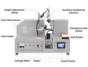Lami Machine à sceller automatique semi-automatique manuelle pour tubes cosmétiques en plastique Bouche souple en aluminium - Product Image 5