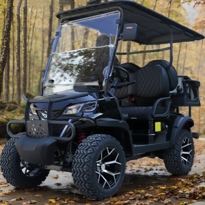 Voiturette de golf de luxe moderne et minimaliste, 4 places, tout-terrain, électrique, avec moteur AC 3,5 kW pour parcours de golf. Prise en charge OEM/ODM. - Product Image 6