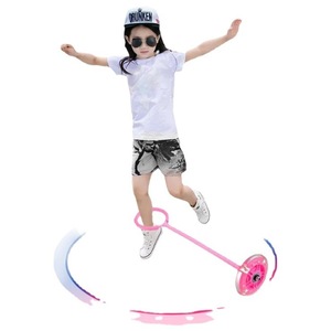 Flashing Bouncy Ball With Led Light For Indoor Fitness <b>Exercise</b> Unisex Toy Plastic Material Colored <b>Wheels</b> - Product Image 3