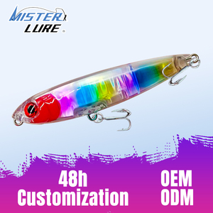 MISTER LURE 85mm 10.8g Kunststof Stick Bait Kunstvis Aas Transparant Design met Haak Kunststof Aas Hard Pencil - Product Image 1