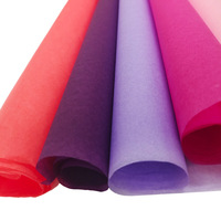 Pâte à papier de soie 17g imprimable colorée personnalisée de n'importe quelle taille emballage de vin et artisanat suiveur de cadeau pour l'emballage de fleurs
