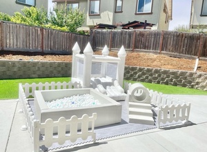 Ensemble de jeux souples d'usine : Équipement de terrain de jeu intérieur <span class=keywords><strong>avec</strong></span> structure d'escalade, <span class=keywords><strong>piscine</strong></span> à balles ronde et <span class=keywords><strong>toboggan</strong></span> - Product Image 2