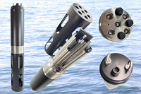 Instrument multiparamètre numérique RS485 personnalisé 7-en-1, capteur de qualité de l'eau en ligne, capteur d'eau de mer, étanche IP68, DC POM+SUS