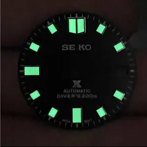 Nuevo movimiento Seiko NH35, accesorio para reloj de buceo ligero de 28.5mm con esfera luminosa sin números digitales y herramienta de reparación - Product Image 5