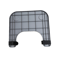 Produit de centre de soins supérieur, ABS solide, plateau de table de fauteuil roulant facile à nettoyer et amovible avec porte-boisson pour le dîner