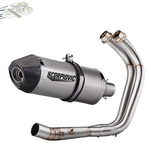 Новая выхлопная система (передняя труба и глушитель) для мотоциклов <span class=keywords><strong>Yamaha</strong></span> MT-07, FZ-07, TRACER - Product Image 3