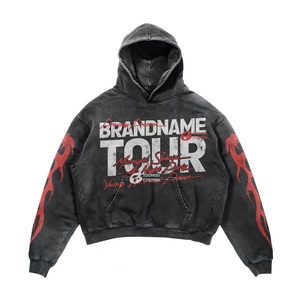 Tùy Chỉnh Người Đàn Ông Của Áo Cho <span class=keywords><strong>M</strong></span>ùa Đông 400gsm 100% Cotton Pháp Terry Dtg Thư In Logo 3D Thêu Thiết Kế <span class=keywords><strong>M</strong></span>ới - Product Image 3