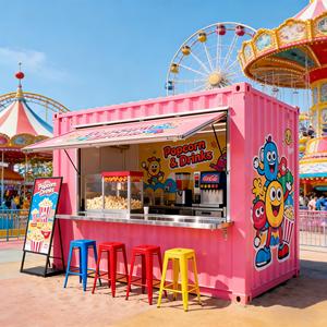 Offre Spéciale : Maison Mobile Préfabriquée de 3 mètres, Conteneur Aménagé, Kiosque <span class=keywords><strong>Extérieur</strong></span> pour Hôtel, Café, Stand Alimentaire, Magasin de Thé au Lait, Bar à Domicile - Product Image 1