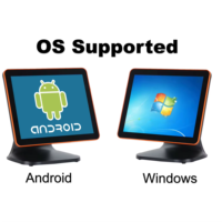 15 pouces tout-en-un terminal pos écran tactile android/windows système pos magasin caisse enregistreuse à vendre autre pos