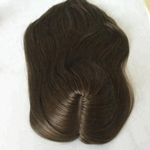 W22Kosher Certifié Prix d'usine Perruque Topper en cheveux humains vierges européens pour femmes, cuticules alignées, pour <span class=keywords><strong>Kippa</strong></span> juive - Product Image 5