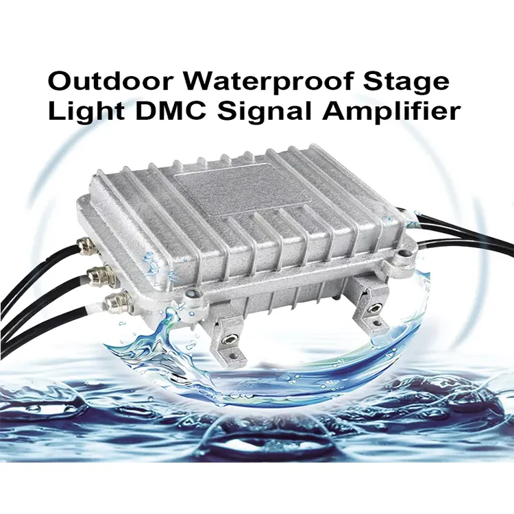 防水DMXスプリッター4ウェイディストリビューター屋外防水ステージ
