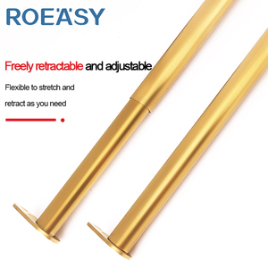 Tige télescopique en acier inoxydable pour penderie, accessoire de quincaillerie pour meubles - Product Image 4