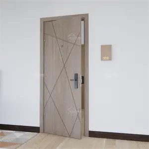 Australian standards interior fire rated hotel doors sound proof wood door for apartment sound isolation for door