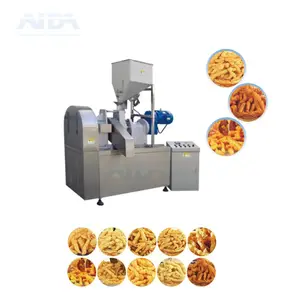 Fried Kurkure Production Line Baked Cheetos Food Machinery Food Extruder