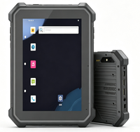 Tableta Robusta Inteligente 4G de 7 Pulgadas MT8781 Android 15 8 128GB IP68 10400mAh UHF RFID con Escáner de Huellas Dactilares para Ingeniería de Construcción