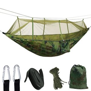 Portable Automatic Quick Opening Tent Outdoor Camping Essential Single <strong>Double</strong> <strong>Hammock</strong> Hanging Swing Gift W/O Mosquito <strong>Net</strong> Indoor - Product Image 4