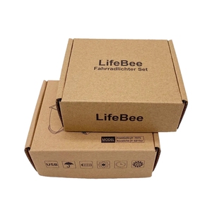 Fsc chứng nhận thiết kế hiện đại sóng kraft giấy in logo tùy chỉnh bao bì sản phẩm gấp hộp carton - Product Image 1