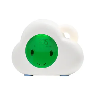 Fabriek Groothandel Smart Digitaal Alarm Slaap Siliconen Nachtlampje Met Led Light Trainer Cloud Draagbare Klok