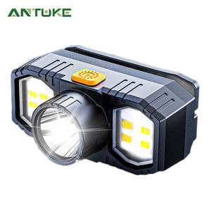 Lampe frontale LED Antuke rechargeable USB, mini, haute intensité, lumière blanche, pour camping et randonnée en extérieur - Product Image 1